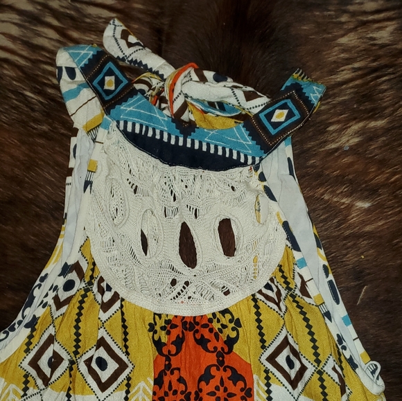 Ariat Cali. moon rise Aztec slim fit maxi dress - Picture 4 of 12